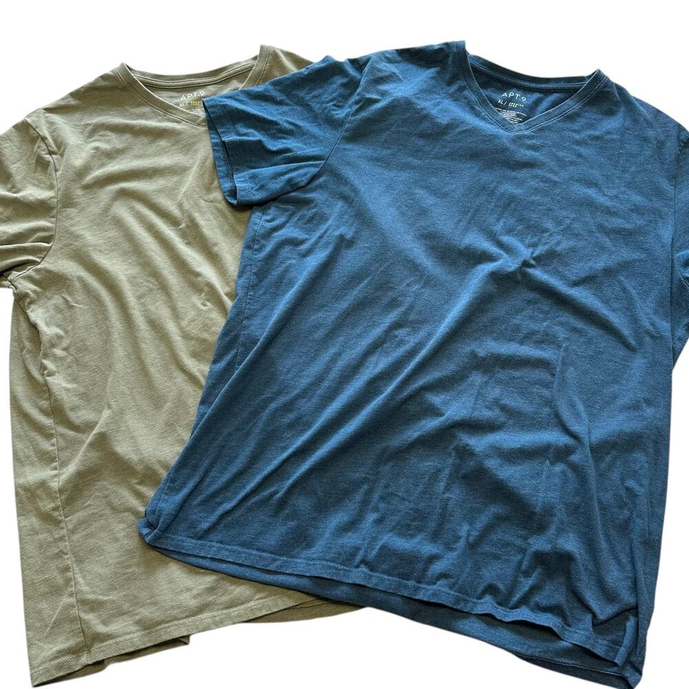 Womens Shirts Size XL Blue Olive Green Bundle Casual